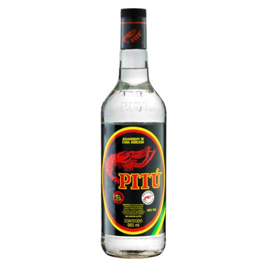 Aguardente de Cana Pitu 965ml Adocada Garrafa
