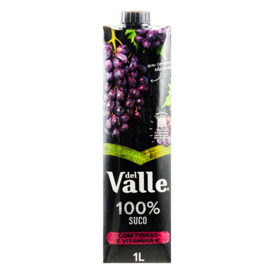 Suco Integral Del Valle 1l Uva