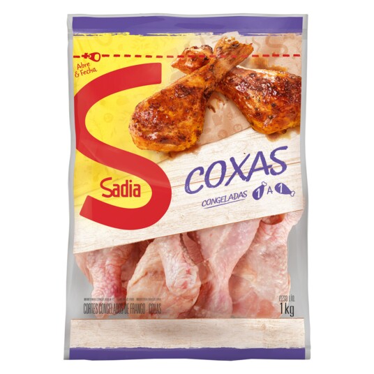 Coxa de Frango Sadia 1kg Congelado Iqf