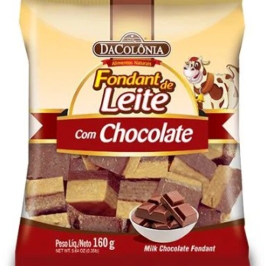 Fondant Dacolonia 160g Leite C/chocol.