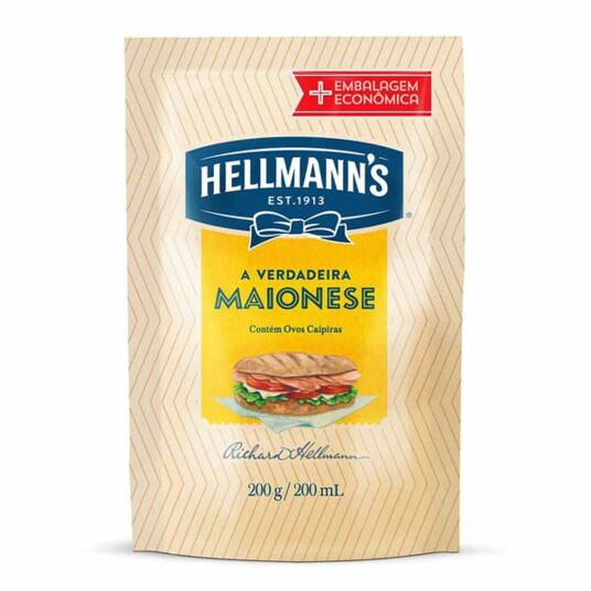 Maionese Hellmanns 200g Sache