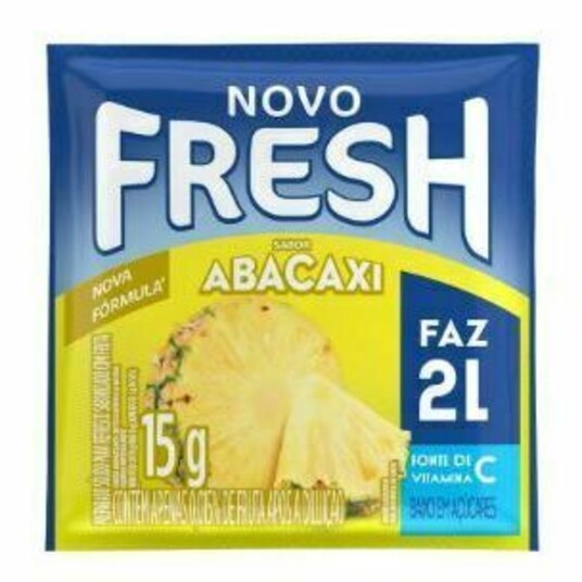 Refresco em Po Fresh 15g Abacaxi