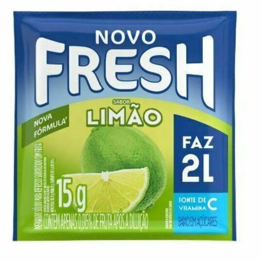 Refresco em Po Fresh 15g Limao