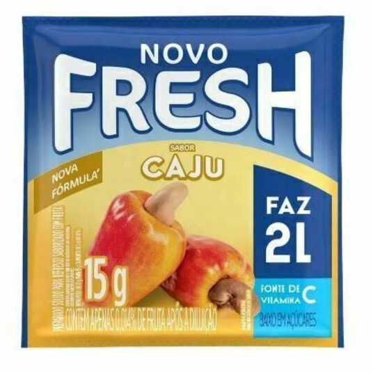 Refresco em Po Fresh 15g Caju