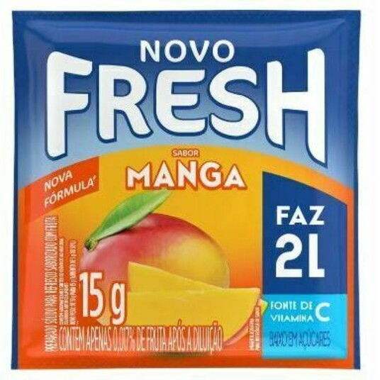 Refresco em Po Fresh 15g Manga