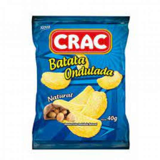 Batata Ondulada Crac 32g Natural