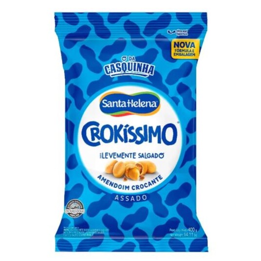 Amendoim Crokissimo 400g Levem.salgado