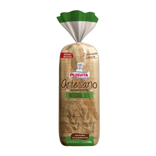 Pao Artesano Plusvita 500g Integral