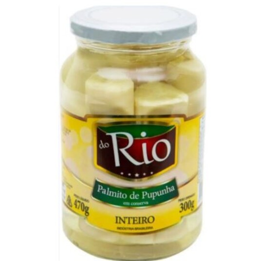Palmito Pupunha do Rio 300g Inteiro
