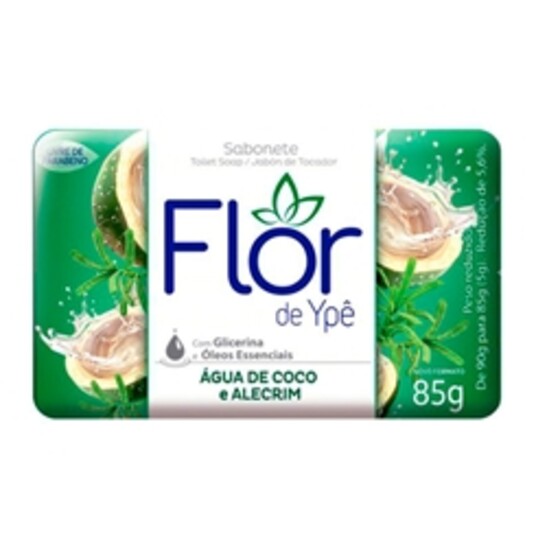 Sabonete Barra Flor de Ype 85g Agua Coco/alecr