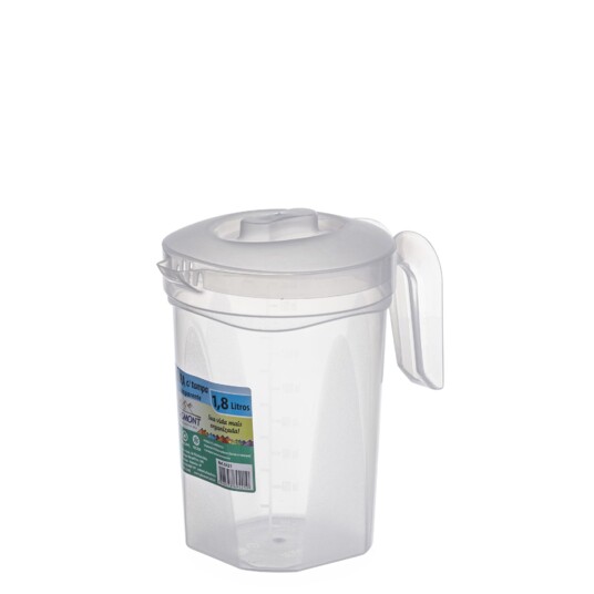 Jarra Plast.plasmont 1,8l Transparente