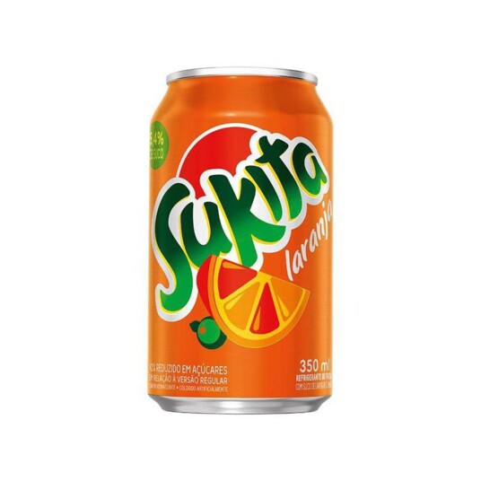 Refrigerante Sukita 350ml Laranja Lata