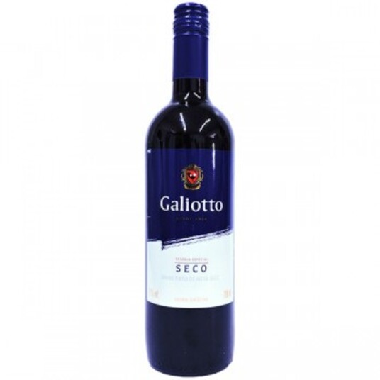 Vinho Bra Galiotto 750ml Tinto Seco