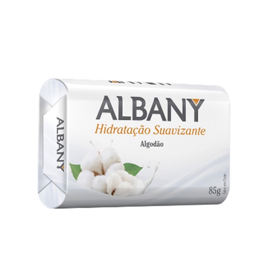 Sabonete Barra Albany 85g Branco