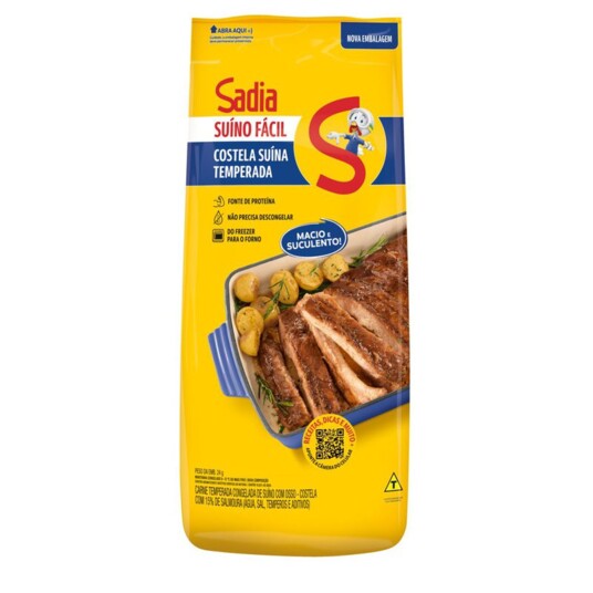 Costela Suino Facil Sadia Kg Temperada