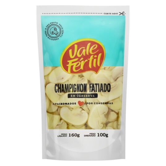 Champignon Vale Fertil 100g Fatiado Sc
