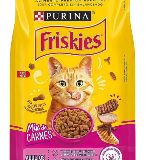 Racao P/gatos Friskies 1kg Adulto Mix Carn