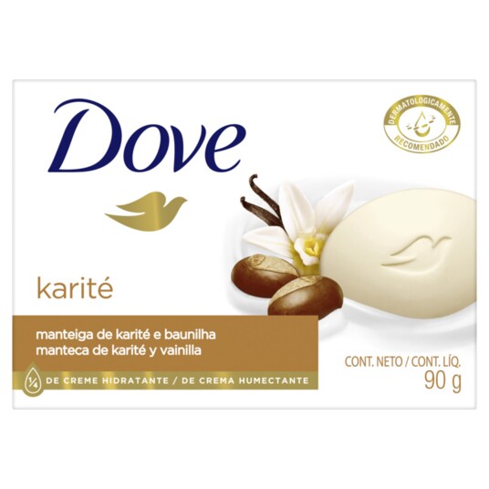 Sabonete Barra Dove 90g Karite/baunilha