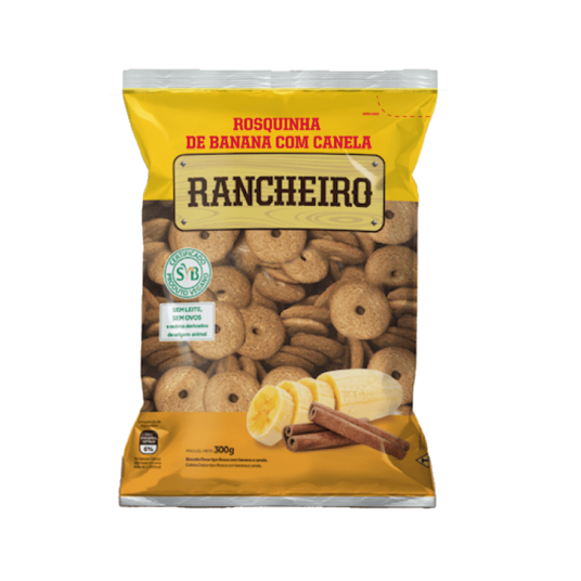 Rosquinha Rancheiro 300g Banana C/canela