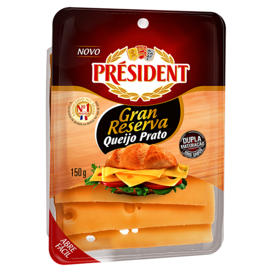 Queijo Prato President 150g Gran Reserva