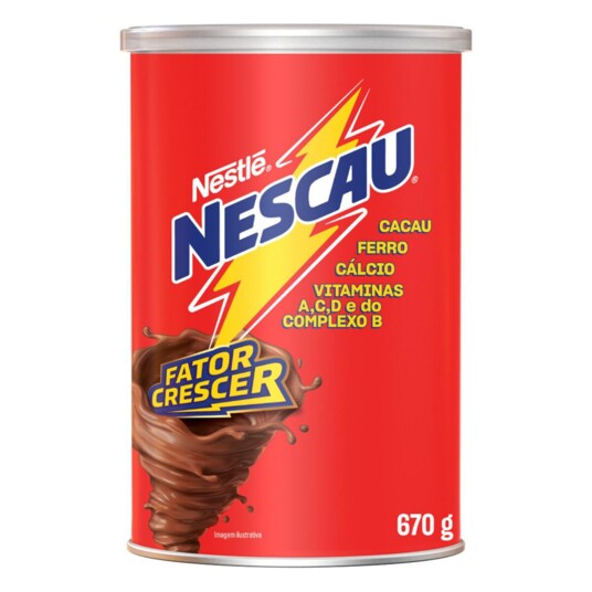 Achocolatado em Po Nescau 670g Lata