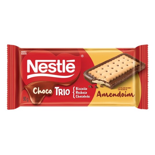 Chocotrio Nestle 90g Pasta de Amend.