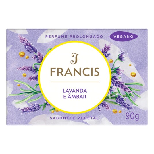 Sabonete Barra Francis 90g Classico Lilas