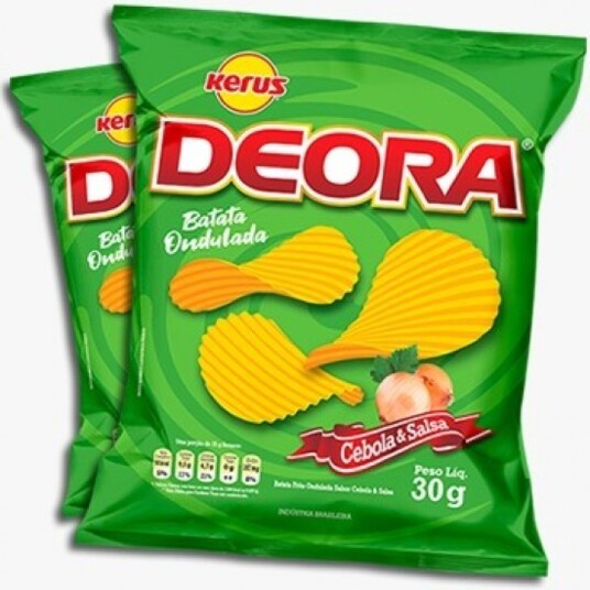Batata Ondulada Deora Kerus 30g Cebola/salsa
