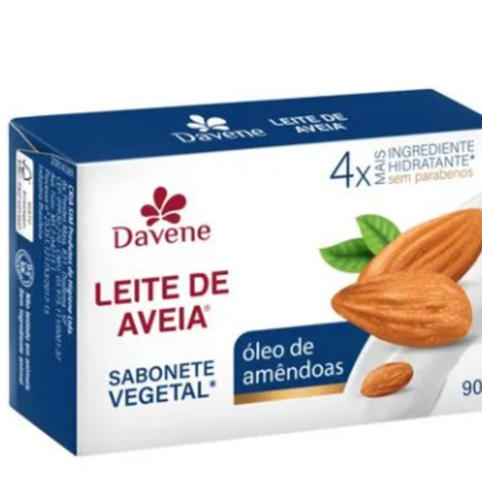 Sabonete Leite de Aveia Davene 90g Amendoas