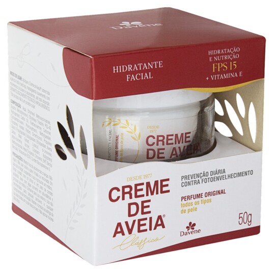 Creme Facial Aveia Davene 50g Classico Cartuc