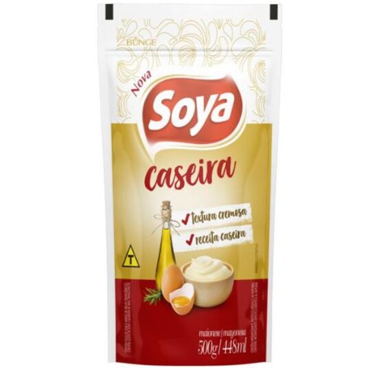Maionese Soya 500g Caseira Sache
