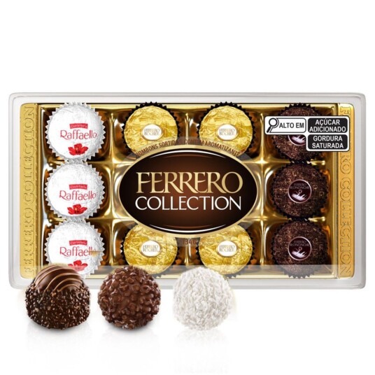 Bombom Ferrero Rocher 134g Collection C/12