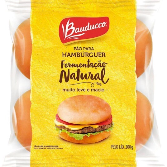 Pao Hamburguer Bauducco 200g