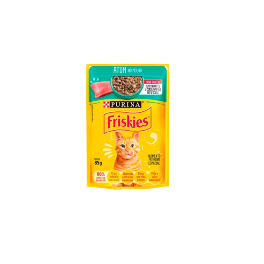 Racao P/gatos Friskies 85g Atum Ao Molho