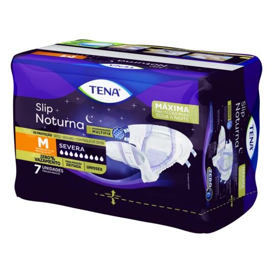 Fralda Slip Tena Noturna 7un M