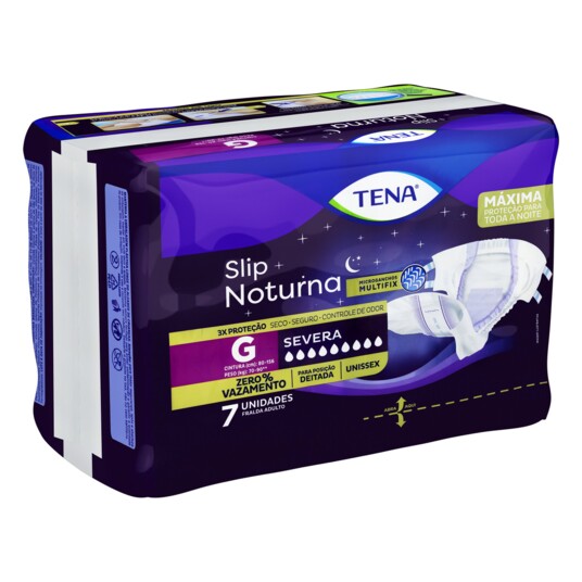Fralda Slip Tena Noturna 7un G