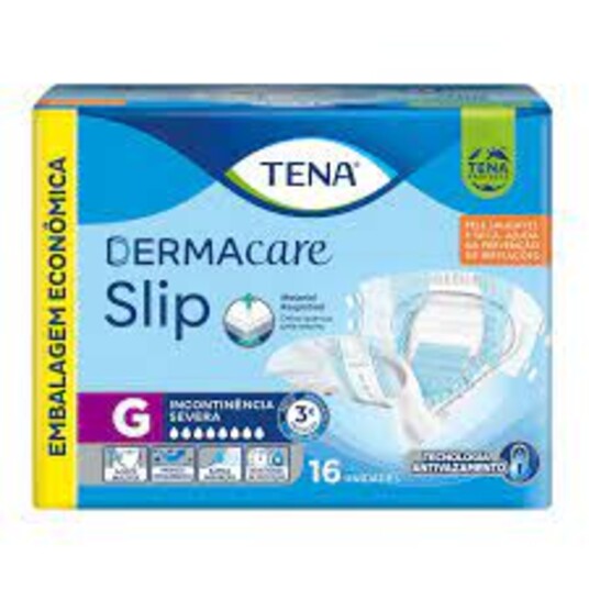 Fralda Slip Tena Dermacare 16un G