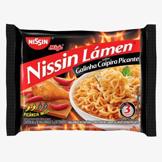 Macarrao Inst.nissin 85g Gal.cai.picante