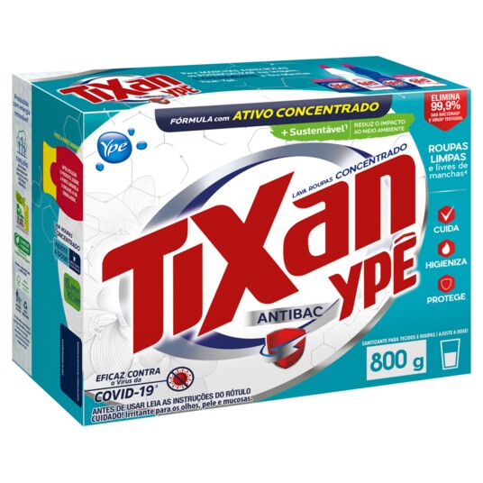 Sabao em Po Tixan Ype 800g Antibac