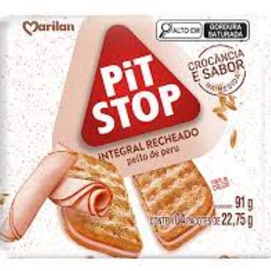 Biscoito Integral Pit Stop 91g Rech.peit.peru