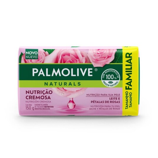 Sabonete Barra Palmolive 150g Leite/rosas
