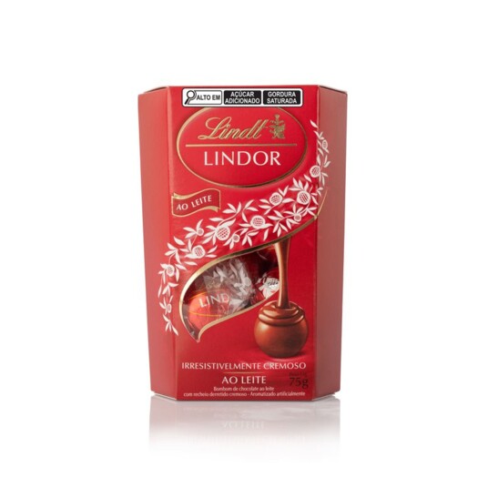 Bombom Lindor Lindt 75g Ao Leite
