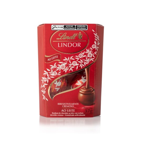 Bombom Lindor Lindt 37g Ao Leite