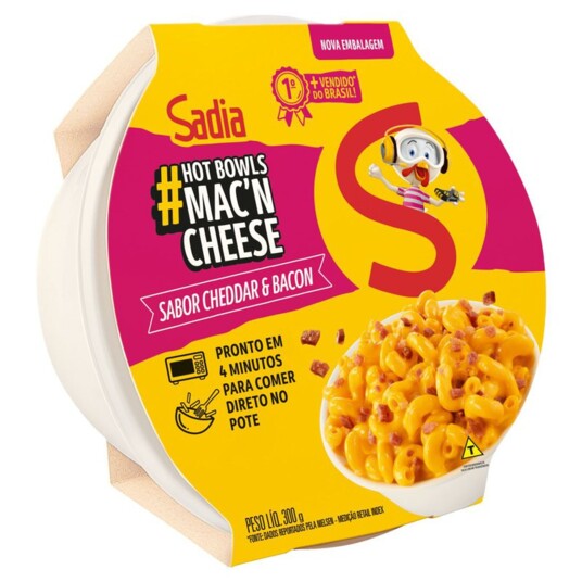 Mac N Cheese Sadia 300g Bacon/cheddar