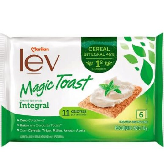 Torrada Lev Magic Toas.marilan 110g Integral