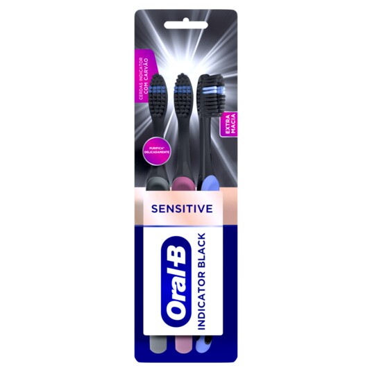 Escova Dental Indicator Oral-b 3un Black 35