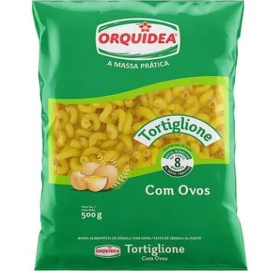 Massa S/ovos Orquidea 500g Tortiglione