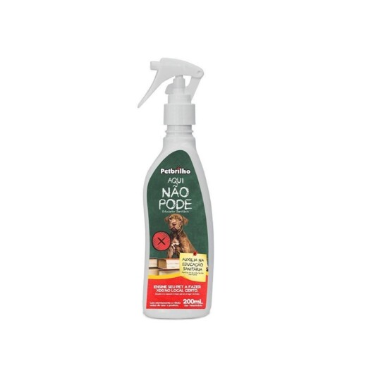 Educador Sanitario Petbrilho 200ml Aqui Nao Pode
