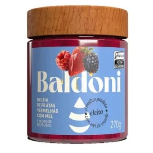 Geleia Baldoni 270g Frut.vermelhas