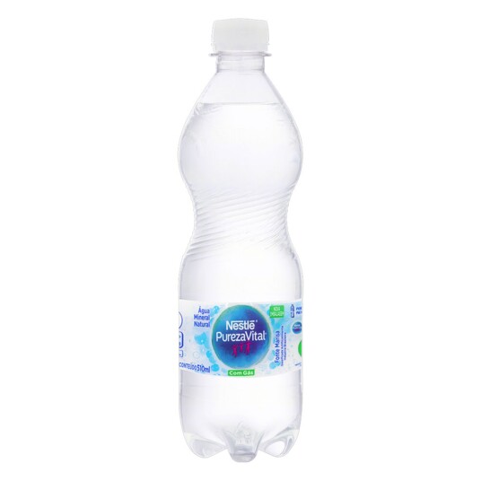 Agua Mineral Pureza Vital 510ml C/gas